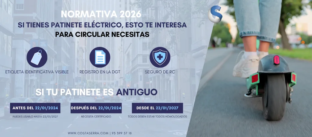 NUEVA NORMATIVA PARA PATINETES ELÉCTRICOS (2026)